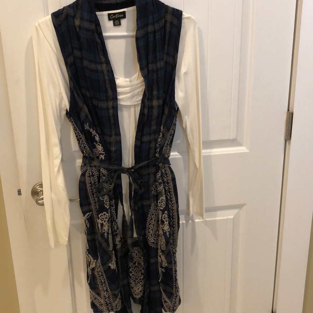 Johnny was belted vest